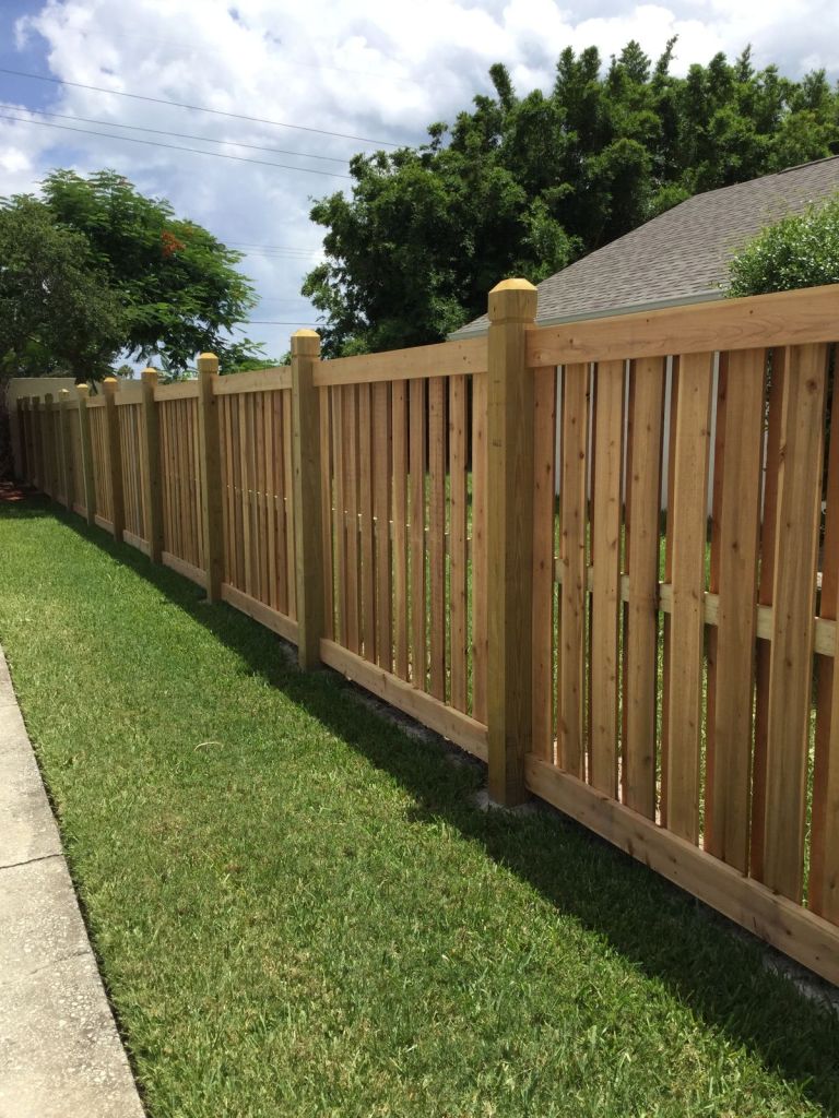 shadowbox fence installation Calgary